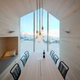 Illustration for article titled This Split-View Mountain Lodge Is the Ultimate Ski Shack